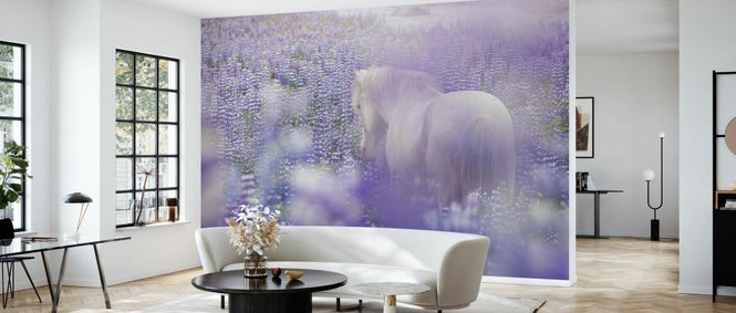 PHOTOWALL / Horse in Lupin Field IV (e327330)