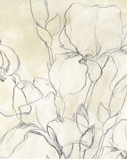 PHOTOWALL / Iris Garden Sketch II (e327408)