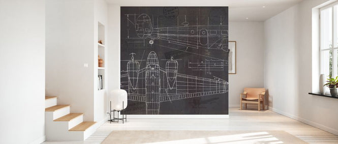PHOTOWALL / Plane Blueprint (e327915)