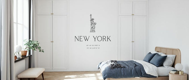 PHOTOWALL / New York City Coordinates (e325780)
