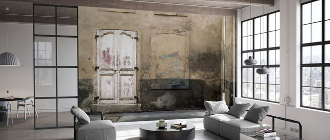 PHOTOWALL / Facade with Old Doors (e327870)