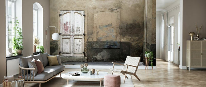 PHOTOWALL / Facade with Old Doors (e327870)