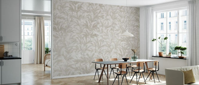 PHOTOWALL / Enclosing Foliage - Sepia Frozen (e330257)