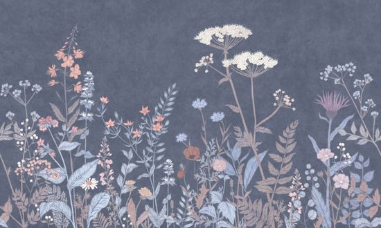 PHOTOWALL / Its Blooming - Dimmed Blue (e330268)
