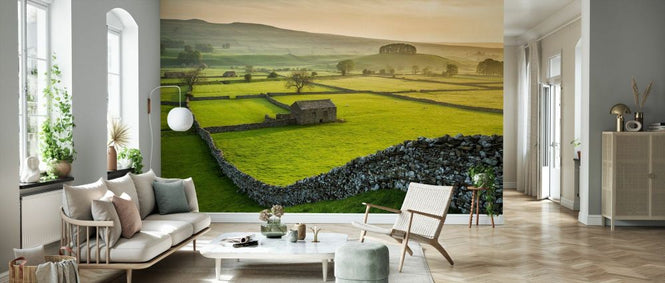 PHOTOWALL / Barn in Meadows and Drystone Walls (e331943)