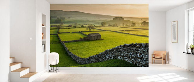PHOTOWALL / Barn in Meadows and Drystone Walls (e331943)