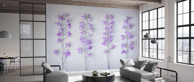PHOTOWALL / Delphiniums Flowers (e333955)