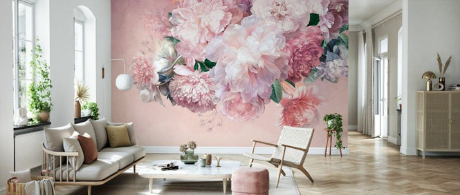 PHOTOWALL / Peonies - Peach (e334584)