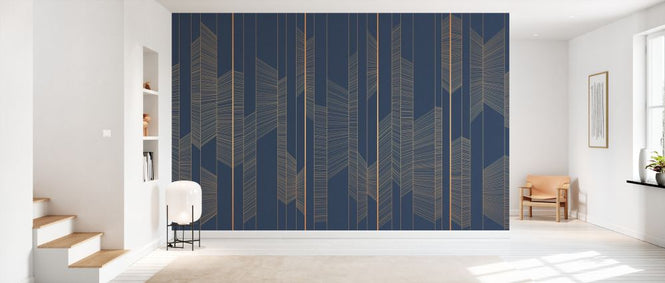 PHOTOWALL / Illuminated Lines - In the Navy (e335228)
