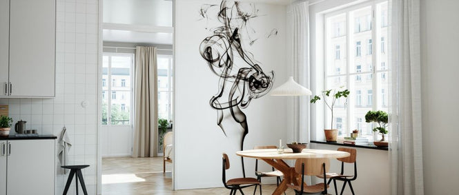 PHOTOWALL / Abstract Black Smoke - Tulip Dream (e335715)