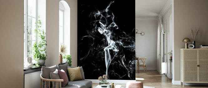 PHOTOWALL / Abstract White Smoke - The Dancer (e335717)