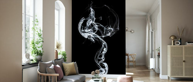 PHOTOWALL / Abstract White Smoke - Medusa (e335727)