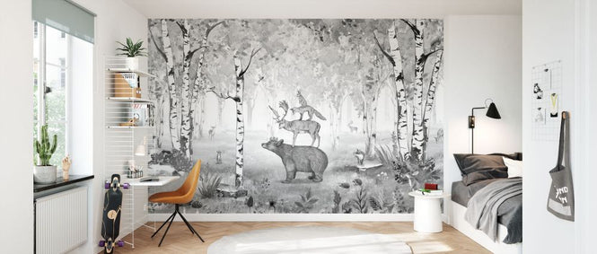 PHOTOWALL / Bear King - BW (e84064)