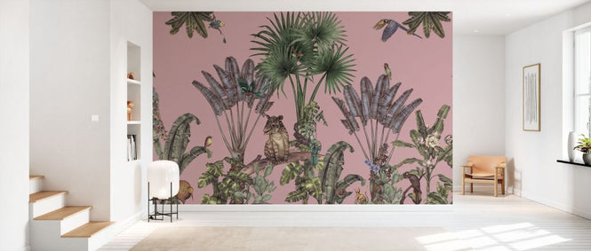 PHOTOWALL / Baby Tapir Prince - Pink (e84085)