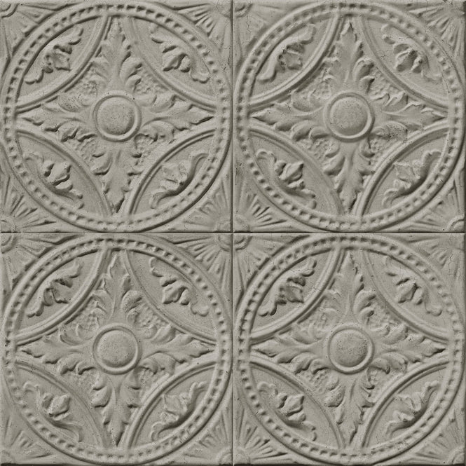 【OUTLET】KOZIEL / PLAQUES VICTORIENNES MEDAILLONS GRIS (ティンタイル) 8888-T122