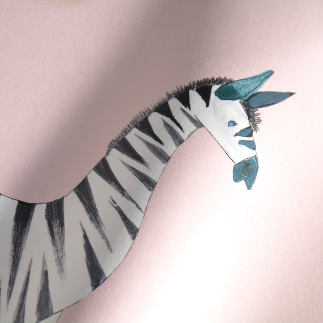 輸入壁紙 KEK Amsterdam / FIEP WESTENDORP / WALLPAPER ZEBRA PINK WP-125