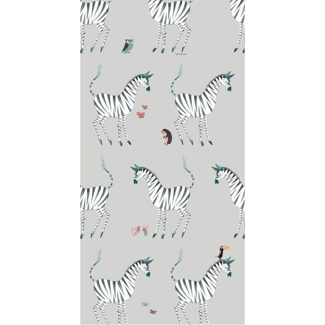 輸入壁紙 KEK Amsterdam / FIEP WESTENDORP / WALLPAPER ZEBRA GREY WP-126