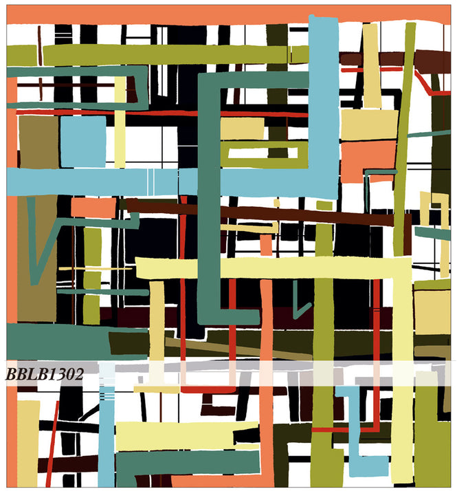 Wall&deco / Big brand 13 Labyrinth / BBLB1302