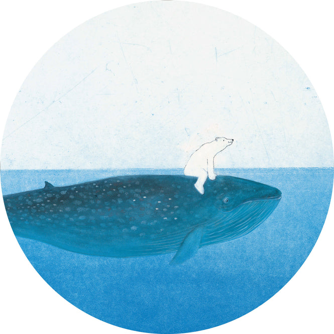 輸入壁紙 KEK Amsterdam / KIDS / WALLPAPER CIRCLES RIDING THE WHALE CK-042