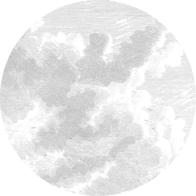 輸入壁紙 KEK Amsterdam / LANDSCAPES & MARBLE / WALLPAPER CIRCLES ENGRAVED CLOUDS CK-058