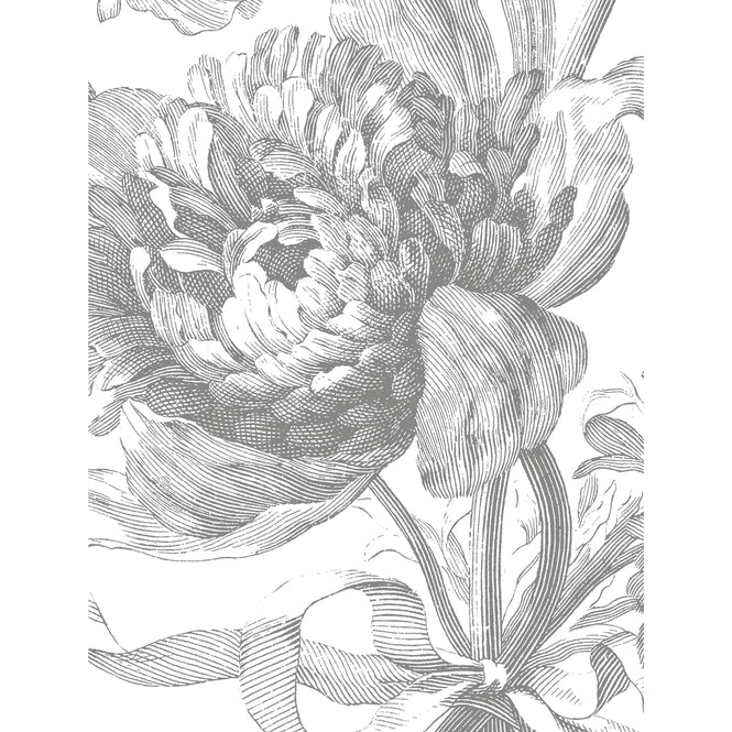 輸入壁紙 KEK Amsterdam / LANDSCAPES & MARBLE / WALLPAPER CIRCLES ENGRAVED FLOWERS CK-064