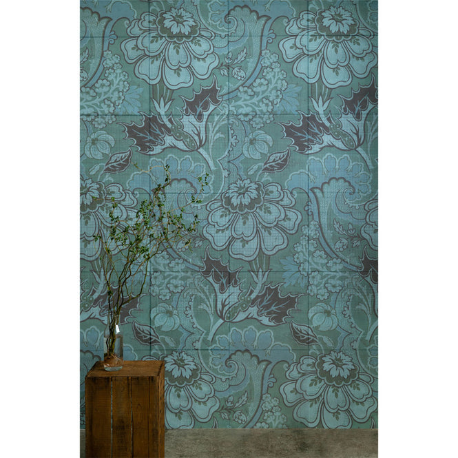 はがせる 壁紙 【Hattan Pattern】NLXL BIG PATTERN "PAOLA" MURAL Dset HMRV-03D(6枚セット)