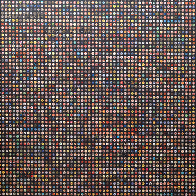 NLXL LAB / CROWN CAPS WALLPAPER BY JEANINE EEK KEIZER / JEE-01 BLACK