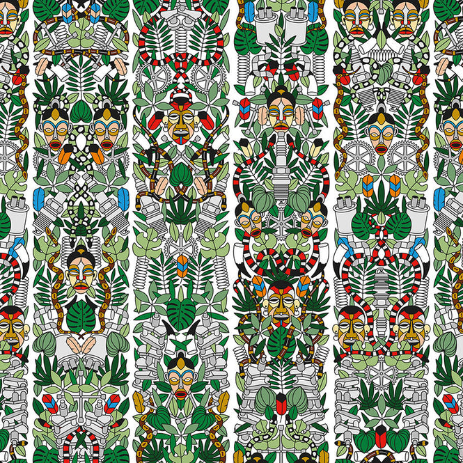 Archives Wallpaper by Studio Job / L'Afrique (JOB-05)