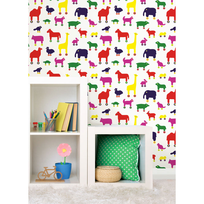 はがせる シール 壁紙 marimekko × NU WALLPAPER / Multi Rulla  / MKS4502