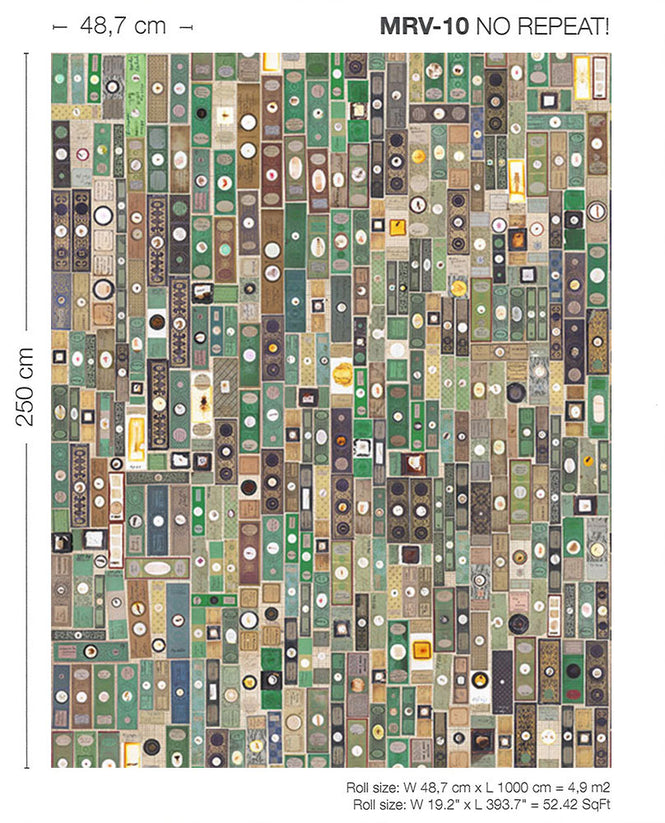 【切売m単位】NLXL LAB / MICROSCOPIC SLIDES / MR & MRS VINTAGE / MRV-10