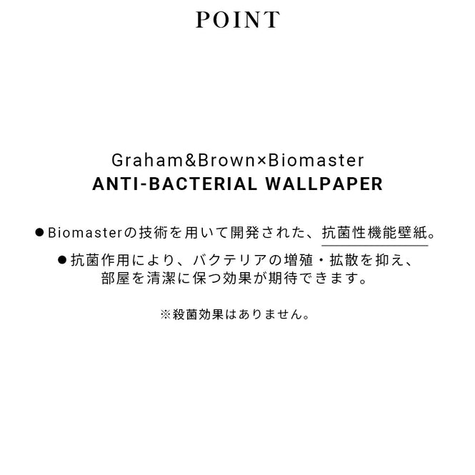 【切売m単位】Graham & Brown / OASIS / HEXAGON LATTICE WHITE 112650