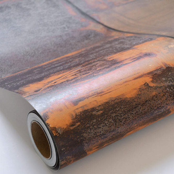 NLXL LAB 3 / RUSTED METAL WALLPAPER BY PIET HEIN EEK METAL BROWN PHE-19