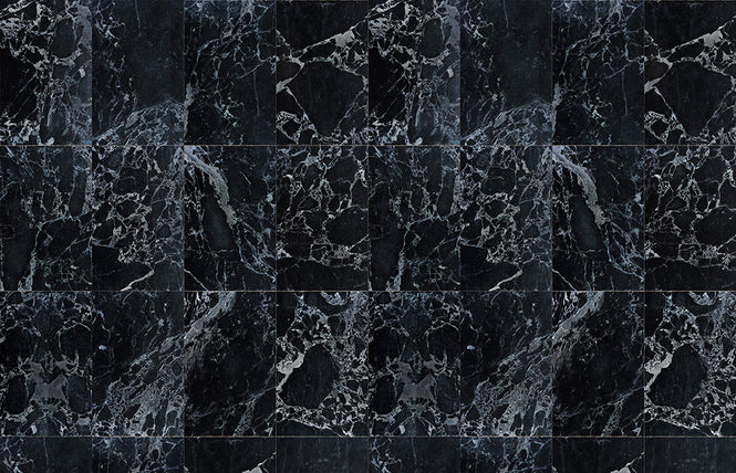 【1mサンプル】NLXL Materials Wallpaper by Piet Hein Eek BLACK MARBLE WALLPAPER / PHM-51