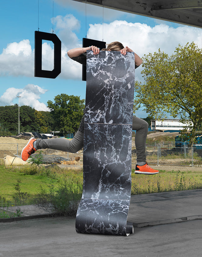 【1mサンプル】NLXL Materials Wallpaper by Piet Hein Eek BLACK MARBLE WALLPAPER / PHM-51