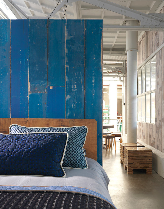 【予約受付】MATERIALS WALLPAPER by Piet Hein Eek BLUE SCRAPWOOD WALLPAPER / PHM-36