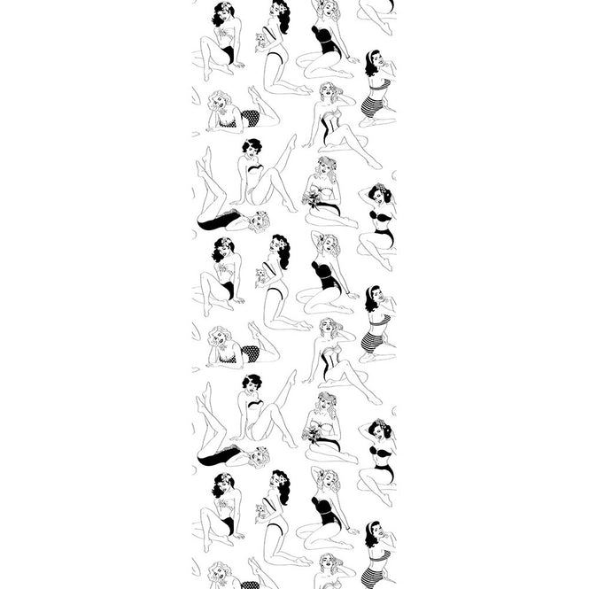 Dupenny Pin-Up  / Black and White