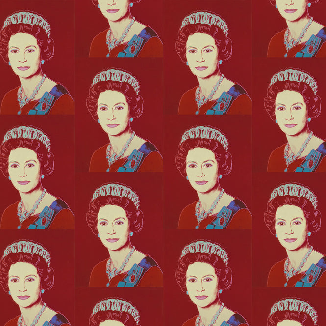 輸入壁紙 Andy Warhol / Queen Elizabeth / Ruby