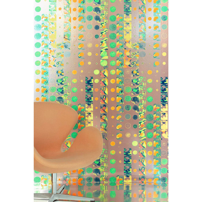 輸入壁紙 Flavor Paper / PERMANENT SUNSET / Miami Nice on Mylar - Chrome