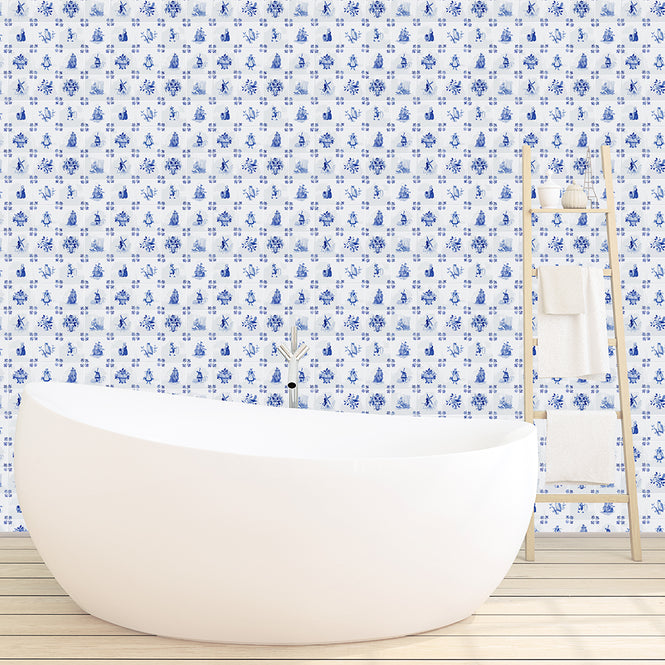 【限定数】Royal Delft by Nicolette Mayer ロイヤル・デルフト / Royal Delft Tile Play