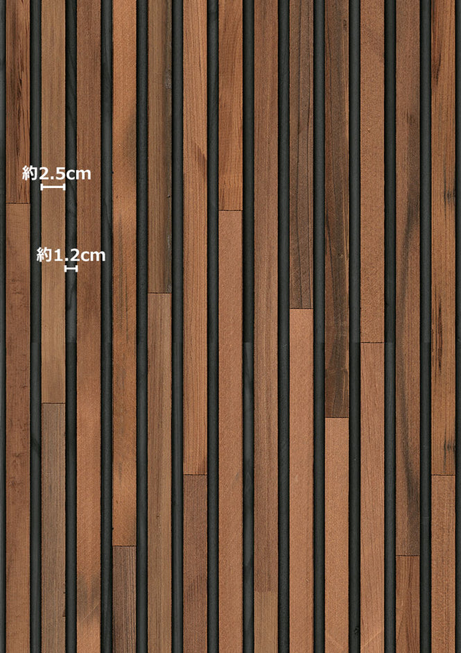【切売m単位】TIMBER STRIPS WALLPAPER by PIET HEIN EEK / TIM-01