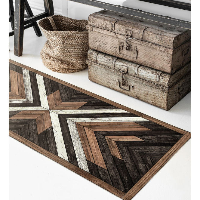 Beija Flor / ベイジャ・フロール ビニールマット Wood Art Black (50×120)