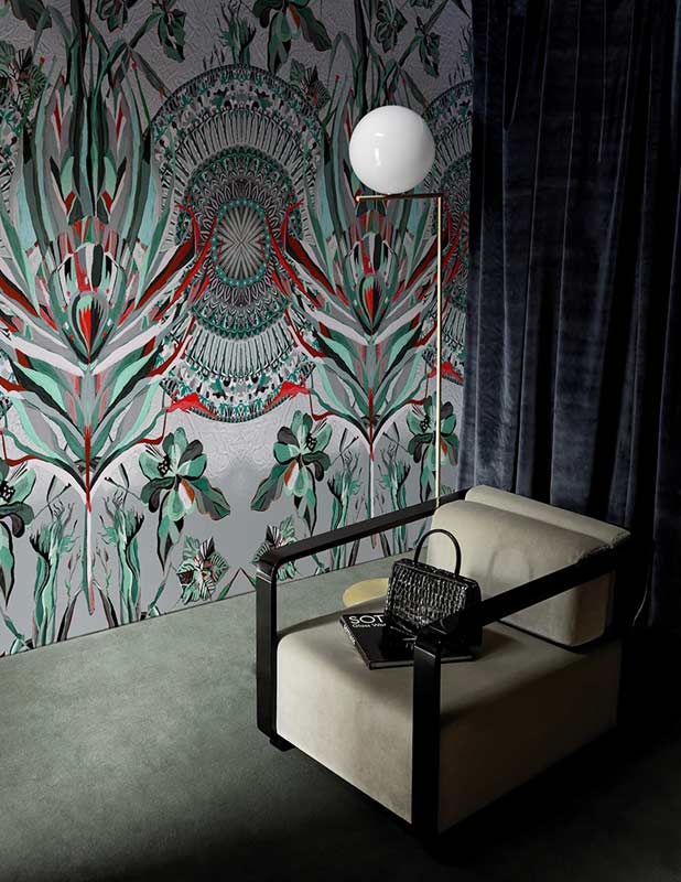 Wall&deco / Contemporary Wallpaper 2016 Maria Gomez Gonzales DARLINGTONIA WDDA1601