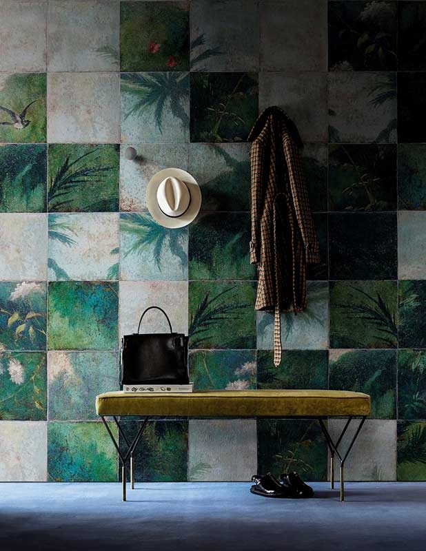 Wall&deco / Contemporary Wallpaper 2016 Raw EXOTIC DAMIER WDEX1601
