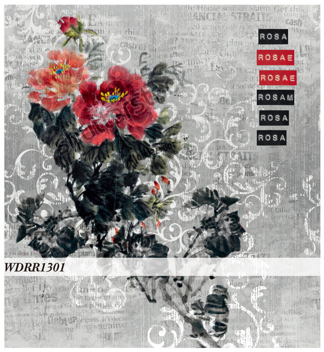 Wall&deco / Life 13 Rosa Rosae / WDRR1301
