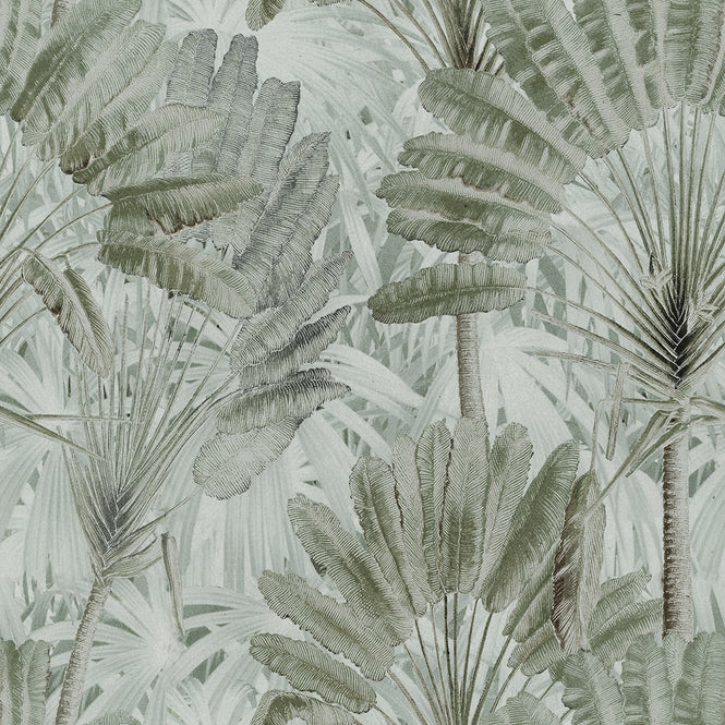 MINDTHEGAP / The Wallpaper Compendium / TRAVELLER'S PALM Neutral WP20525