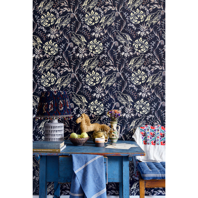 MINDTHEGAP / TRANSYLVANIAN ROOTS / FOLK EMBROIDERY Indigo WP30016