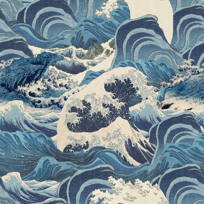 MINDTHEGAP / Sundance Villa / SEA WAVES Light Blue WP30060